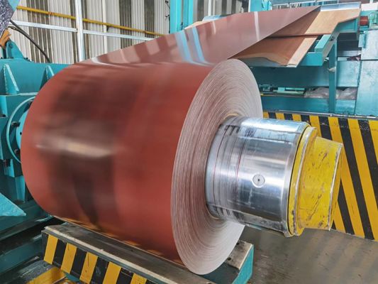 Fabrique de bobines d'acier revêtues de couleur 300-550MPa Services personnalisés
