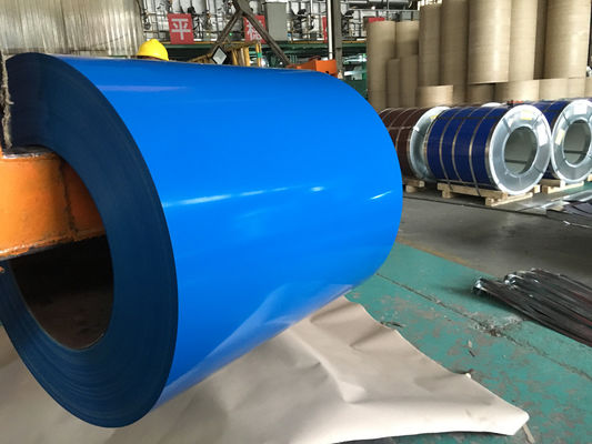 Fabricants de bobines d'acier revêtues de couleur PE / SMP / HDP / PVDF Haute résistance