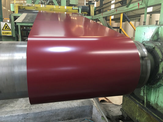 Fabricants de bobines d'acier revêtues de couleur PE / SMP / HDP / PVDF Haute résistance