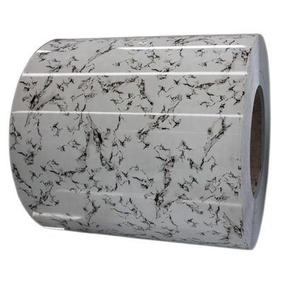 PPGI / PPGL bobine de tôle d'acier imprimée personnalisée Longueur 0,13 mm-0,7 mm Épaisseur
