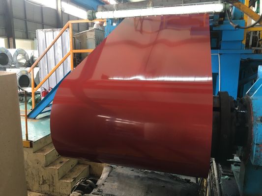 Coil d'acier prépeint de différentes couleurs et recouvert de zinc