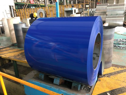 Coil d'acier prépeint de différentes couleurs et recouvert de zinc