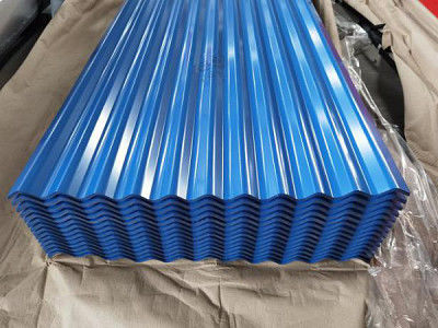 Plaque ondulée en aluzinc trempée à chaud 0,13 mm-0,7 mm Plaque d'acier en aluminium revêtue de zinc