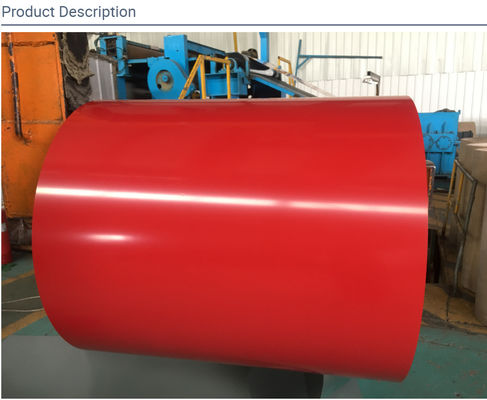Coil d'acier prépeint sur mesure 0,12 mm-6,0 mm Plaque d'acier galvanisé prépeint
