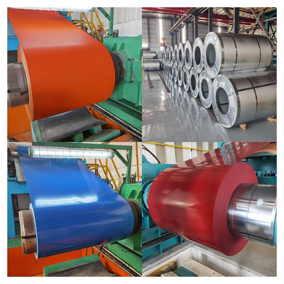 Plaque de bobine en acier revêtue de couleur RAL avec une résistance à la traction de 300 à 550 MPa