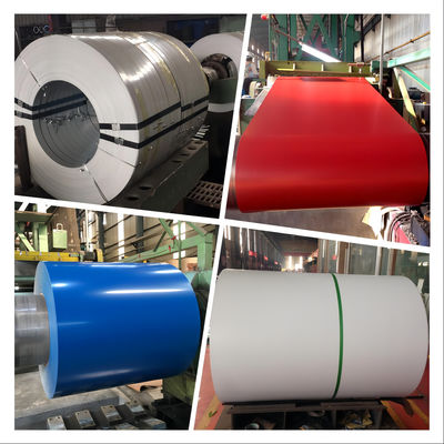 Coil en acier revêtu de couleur personnalisée avec revêtement PE / SMP / HDP / PVDF