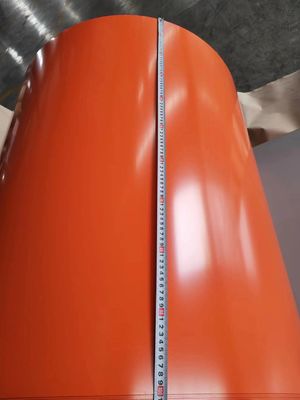 Coil d'acier PPGL rouge de 0,13 mm à 0,8 mm enduit de bobine galvanisée résistante à la corrosion