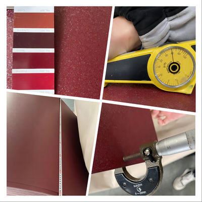 RAL Couleur PPGI Coil d'acier revêtu d'acier galvanisé échantillon personnalisé accepté