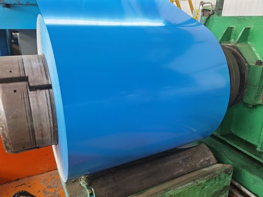 Coil d'acier galvanisé prépeint en couleur largeur 600 mm-1250 mm pour la construction