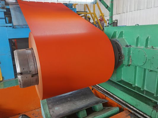 Coils d'acier recouverts de couleur prépeints 600 mm-1250 mm pour matériaux de construction