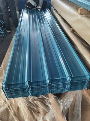 Résistance à la traction 270-500 MPa tôle d'acier ondulée Structures robustes